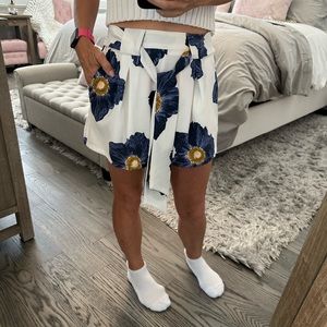 Gorgeous floral anthropology shorts